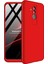 Huawei Mate 20 Lite Kılıf Zore 360 Tam Koruma 3 Parça Ays Kapak Kırmızı 1