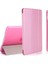 iPad 5. Nesil 9.7" A1822 A1823 Kılıf Renkli Standlı Uyku Modlu Smart Cover Pembe 2