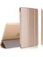iPad Air 9.7" A1474 A1475 A1476 Kılıf Renkli Standlı Uyku Modlu Smart Cover Altın 2