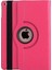 iPad 5. Nesil 2017 A1822 A1823 Kılıf Deri Uyku Modlu 360° Dönerli Standlı 9.7" Pembe 1