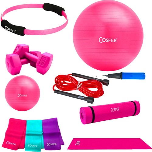 Cosfer CSF-TR03 8 Parça Pilates Seti