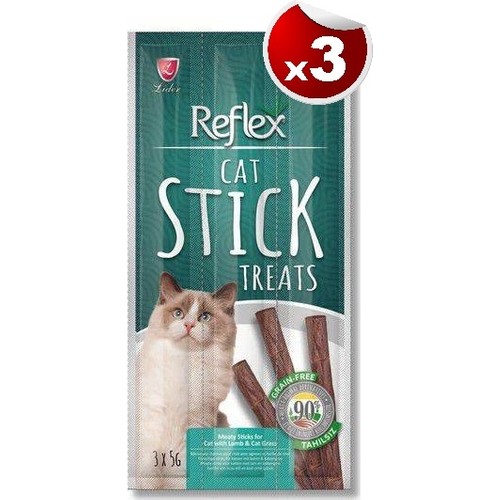 Reflex Kuzulu ve Kedi Otlu Kedi Ödül Çubuğu x 3 Adet Fiyatı