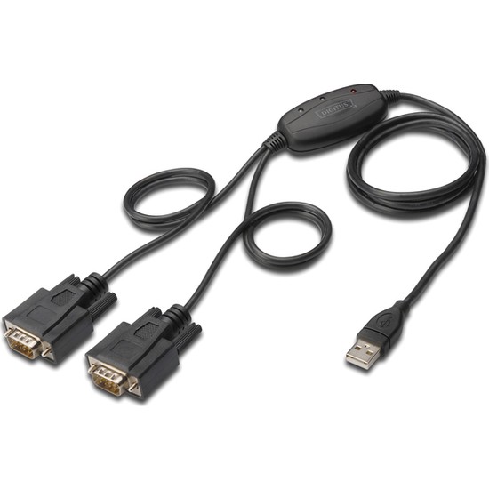 Digitus USB 2.0 - 2 x RS232 (Seri) Çevirici Kablosu, 1.5 Fiyatı
