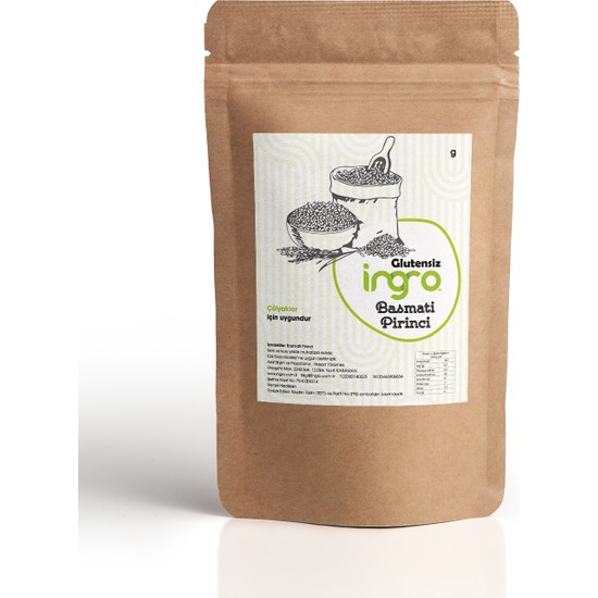 Ingro Glutensiz Basmati Pirinci 1000 gr Fiyatı Taksit Seçenekleri