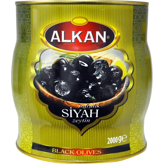 Alkan Gold Siyah Zeytin 2 kg