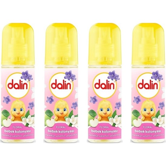 Dalin Bebek Kolonyası Floral 150 ml Sprey x 4 Adet Fiyatı Dalin Bebek Kolonyası Floral 150 ml Sprey x 4 Adet Fiyatı