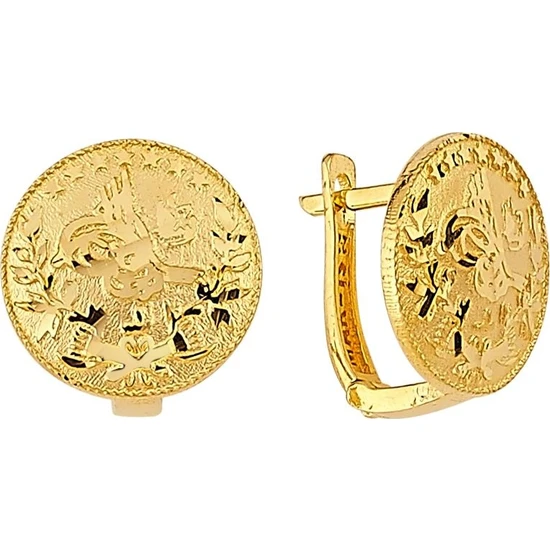 Pirnus Diamond-Altın Küpe 22 Ayar 4,36 Gram