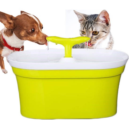 New Generation 3 in 1 Çift Çıkışlı Otomatik Kedi &amp; Köpek Su Fiyatı