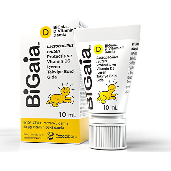 Bigaia Probiyotik ve D Vitaminli Damla 10 ml Bağışıklık Fiyatı