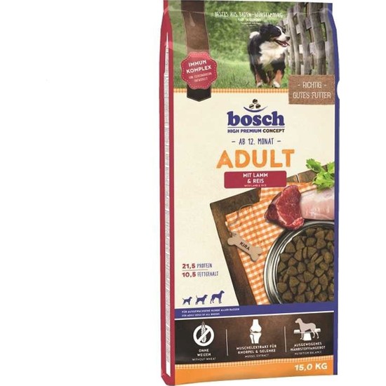 Bosch Yetişkin Köpekler İçin Kuru Köpek Maması Kuzu Ve Fiyatı