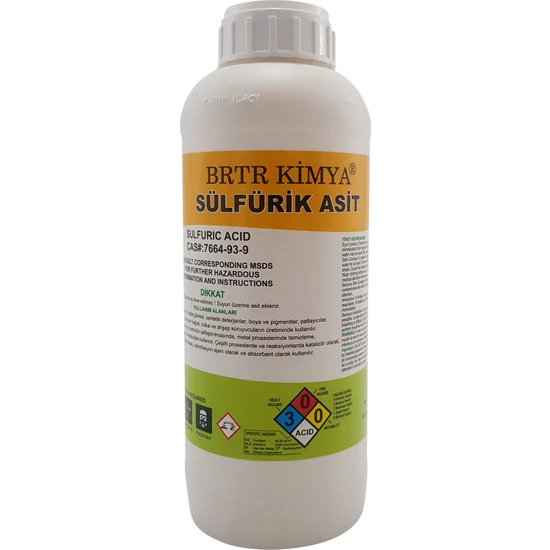 Brtrkimya %97-98 Sülfürik Asit 1,8 kg 1 lt