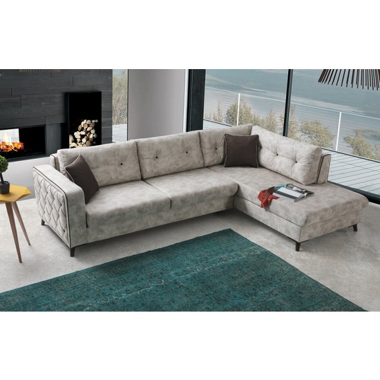 Feyza Mobilya Rose Köşe Koltuk Krem Fiyatı Taksit Seçenekleri