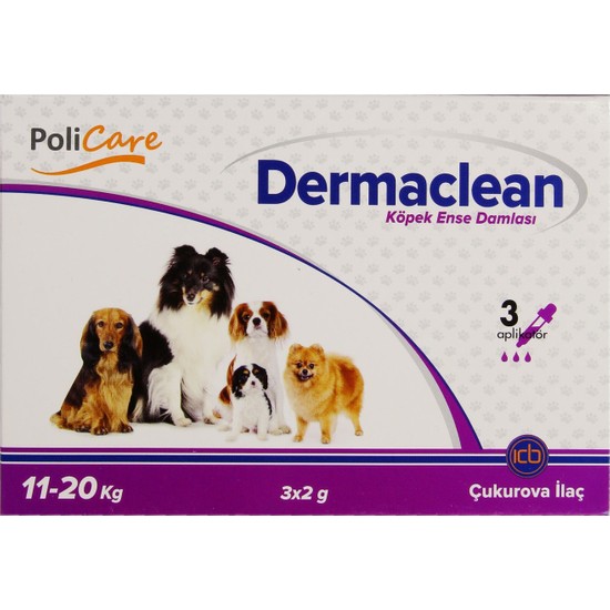 Dermaclean Bit Pire Kene İçin Köpek Ense Damlası (3x2 gr) Fiyatı