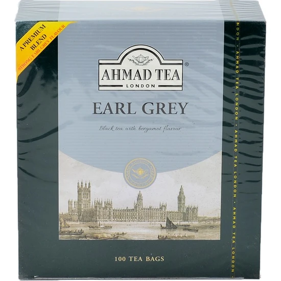 Ahmad Tea Earl Grey Tea Bags 100'LÜ Bardak Poşet Çay