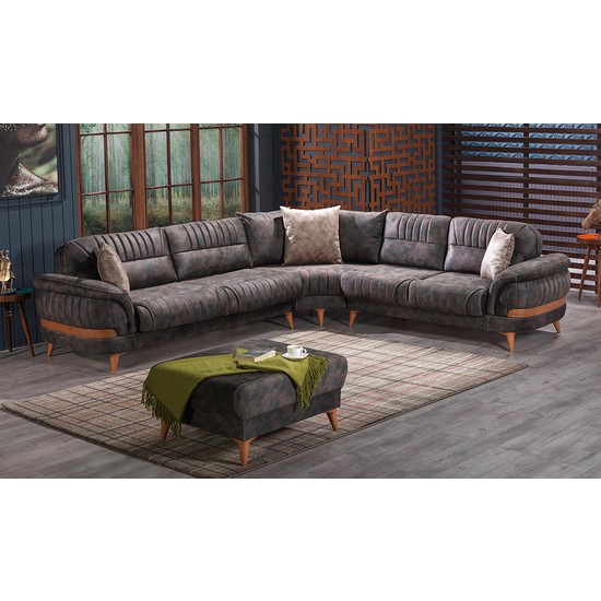 Yıldız Mobilya Pesaro Puflu Köşe Takımı Fiyatı Taksit Seçenekleri