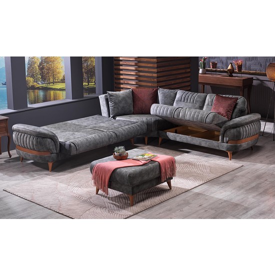 Yıldız Mobilya Pesaro Puflu Köşe Takımı Fiyatı Taksit Seçenekleri