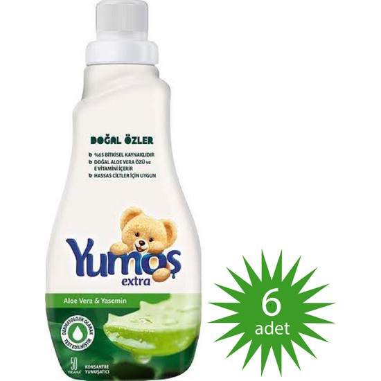 Yumoş Extra Doğal Özler Aloe Vera &amp; Yasemin Çiçeği 1200 ml Fiyatı