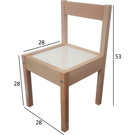 Makeart Baby Montessori Yaz Sil Masa Sandalye Takımı + Boy Fiyatı