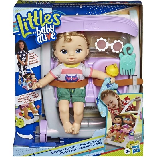 Hasbro Baby Alive Minik Bebeğim ve Arabası Ana E6703