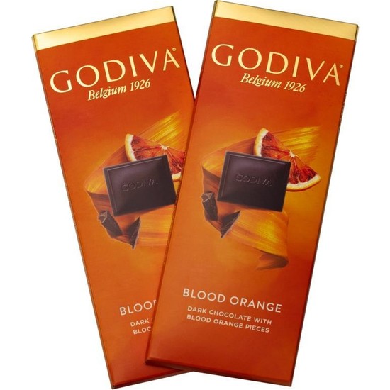 Godiva Kan Portakalı Parçacıklı Bitter Çikolata 90 gr x 2 Fiyatı