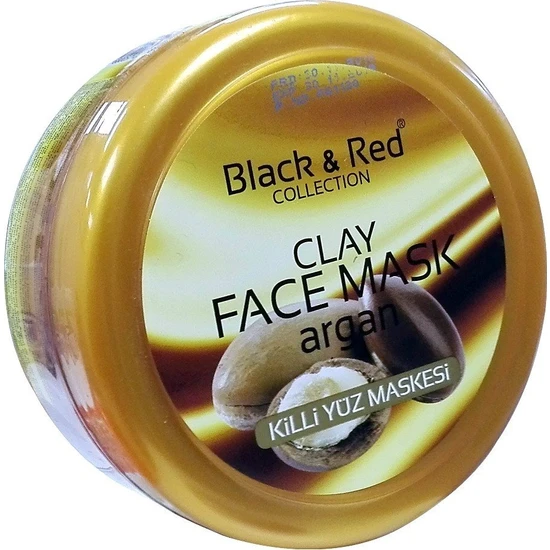 Black Red Argan Yağlı Kil Maskesi - 400 ml