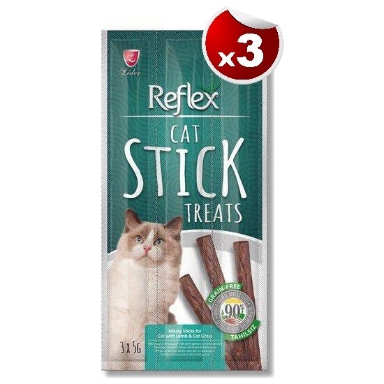Reflex Kuzulu ve Kedi Otlu Kedi Ödül Çubuğu x 3 Adet Fiyatı