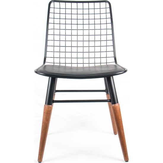 Sandalye Online Kolsuz Ahşap Ayaklı Tel Sandalye Fiyatı