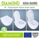 Aqua Bagno Diamond   Yavaş Kapanan Klozet Kapağı
