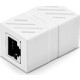 Ugreen RJ45 Cat6 Cat7 Cat8 Ethernet Kablo Uzatma Aparatı Beyaz