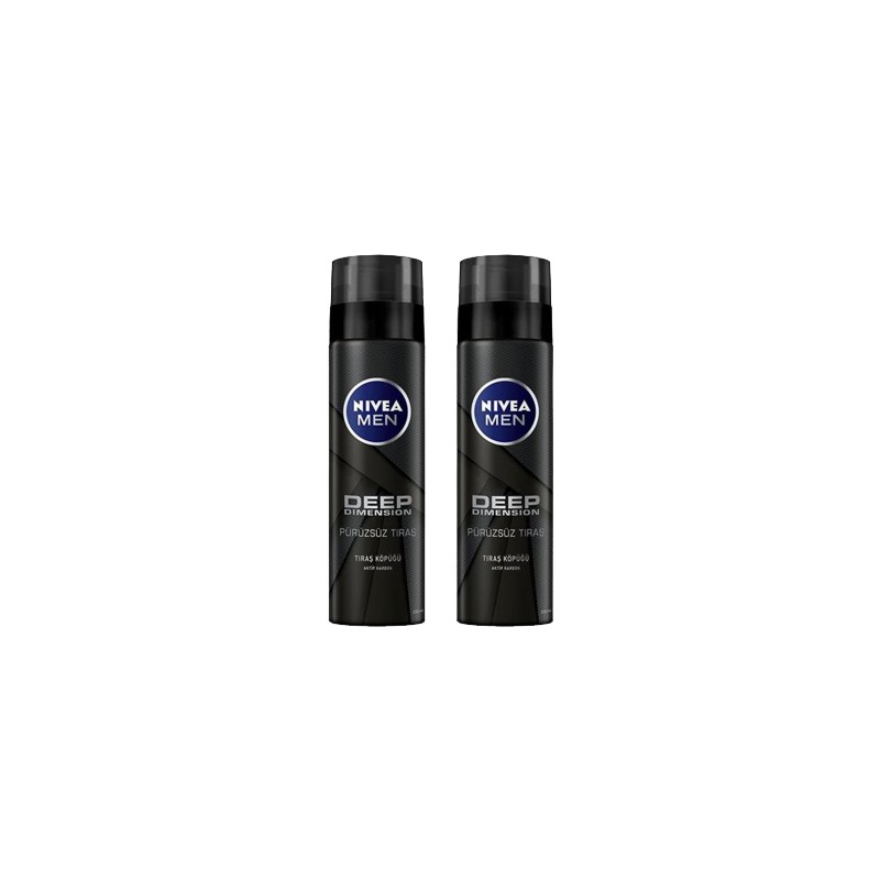 Nivea Men Deep Dimension Tıraş Köpüğü 200 ml x 2 Adet