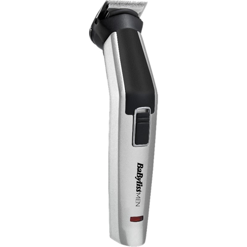 Babyliss Paslanmaz Titanyum Çelik Bıçaklı 8 Başlıklı Kablosuz Yüz ve Vücut Bakım Tıraş Makinesi Gri MT726E