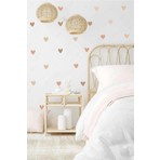 Msticker Boho Asimetrik Kalpler 150'li Duvar Sticker Seti – Çocuk ve Bebek Odası İçin Dekoratif Kalp Desenleri