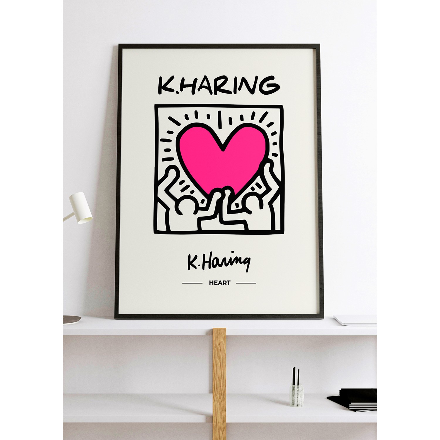 Art House Collective Keith Haring Poster Kalp Tablo Fiyatı
