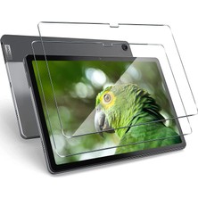 MTK Moveteck Lenovo Tab M10 Plus 3. Jenerasyon 10.6 Inç Ekran Korucu Tam Kaplar Cam Kabarcıksız Parmak Izsiz