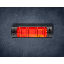 Elcon BH-1500 Infrared Isıtıcı(Siyah) 400MM