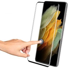 Fibaks Samsung Galaxy S23 Plus Tam Ekran Koruyucu Kırılmaz Cam 9H Temperli Koruma Dayanıklı 5D