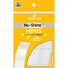 Walker Tape No-Shine Mini's Protez Saç Bandı Oval 3/4'' x 3'' (2,0cm x 7.5cm) 72 Adet