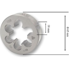 Mte M30 x 1.5 Pafta Ince Vidalı Hss Dın 223/B