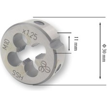 Mte M10 x 1.25 Pafta Ince Vidalı Hss Dın 223/B