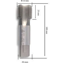 Mte G 1 x 11 Diş El Kılavuzu Takımı 2’li Hss Dın 5157