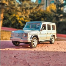 Welly Mercedes G Class 1/36 Ölçek Çek Bırak Model Araba(Gri)