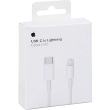 Apple Uyumlu 35 W Çift Usb-C Bağlantı Noktalı Şarj Adaptörü ve Usb-C Lightning Şarj Kablosu 1m