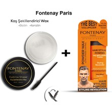 Fontenay Paris Kaş Şekillendirici Wax + Saç Şekillendirici Toz Wax Turuncu 2'li Set