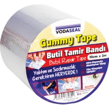 Vodaseal Gummy Tape Butil Tamir Bandı 10 Cm x 2 Mt