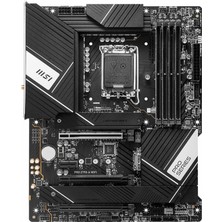 MSI MB PRO Z790-A WIFI SOKET 1700 DDR5 7200MHZ(OC) PCI-E Gen5 M.2 USB3.2 DP HDMI 1x2.5G LAN WI-FI 6E ATX Anakart