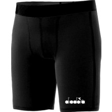Diadora Flatron Pro Kısa Tayt Siyah