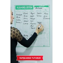 Pi Papers Alışveriş Listesi - Elektrostatik Elektriklenme Ile Kendiliğinden Tutunan Sihirli Akıllı Kağıt Pano