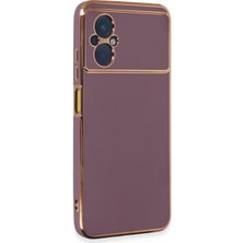 Microsonic Xiaomi Poco M5 Kılıf Olive Plated Lila