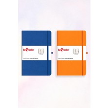 Le Color 2'li Rec Note Defter Seti 13X21 Mavi&turuncu