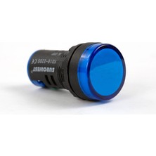 EUROWEST LS-24V-M 22MM MAVİ LED SİNYAL LAMBASI ( 20 Adet )
